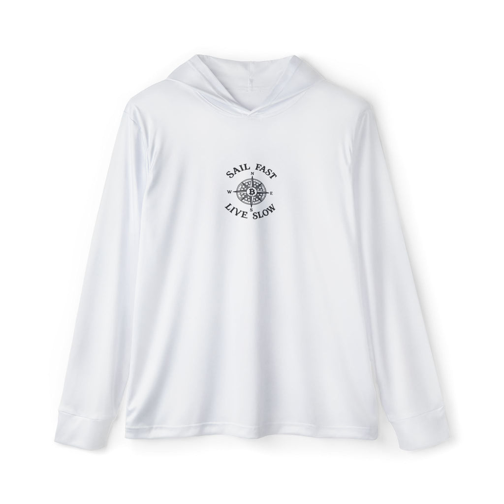 Sail Fast Live Slow Hoodie — Men's Lightweight Nautical Sports Warmup